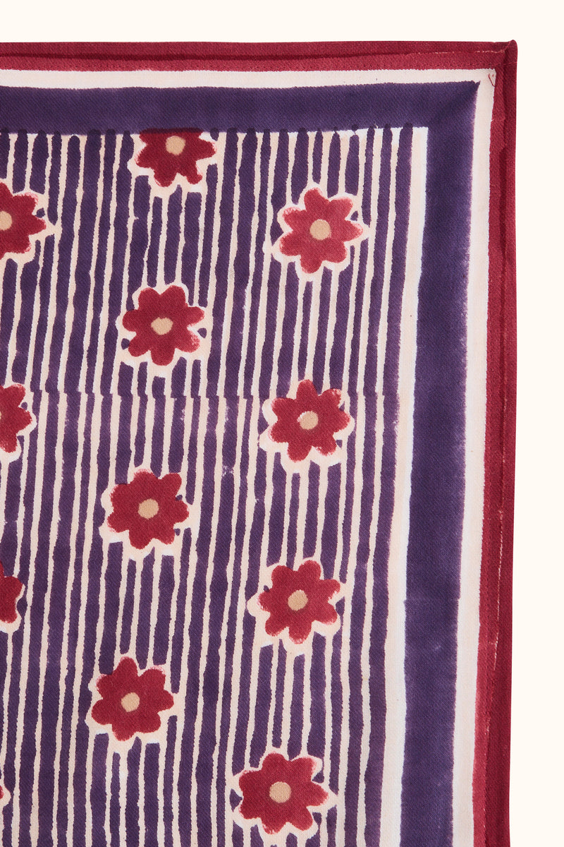 Latika - Anna - Indigo - Grand Foulard Apaches