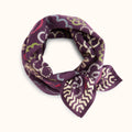 Grand Foulard Apaches Latika - Ardoise - Taffeta