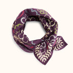 Grand Foulard Apaches Latika - Ardoise - Taffeta