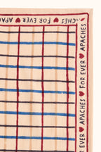 Grand Foulard Apaches Latika - Cahier - Macadamia