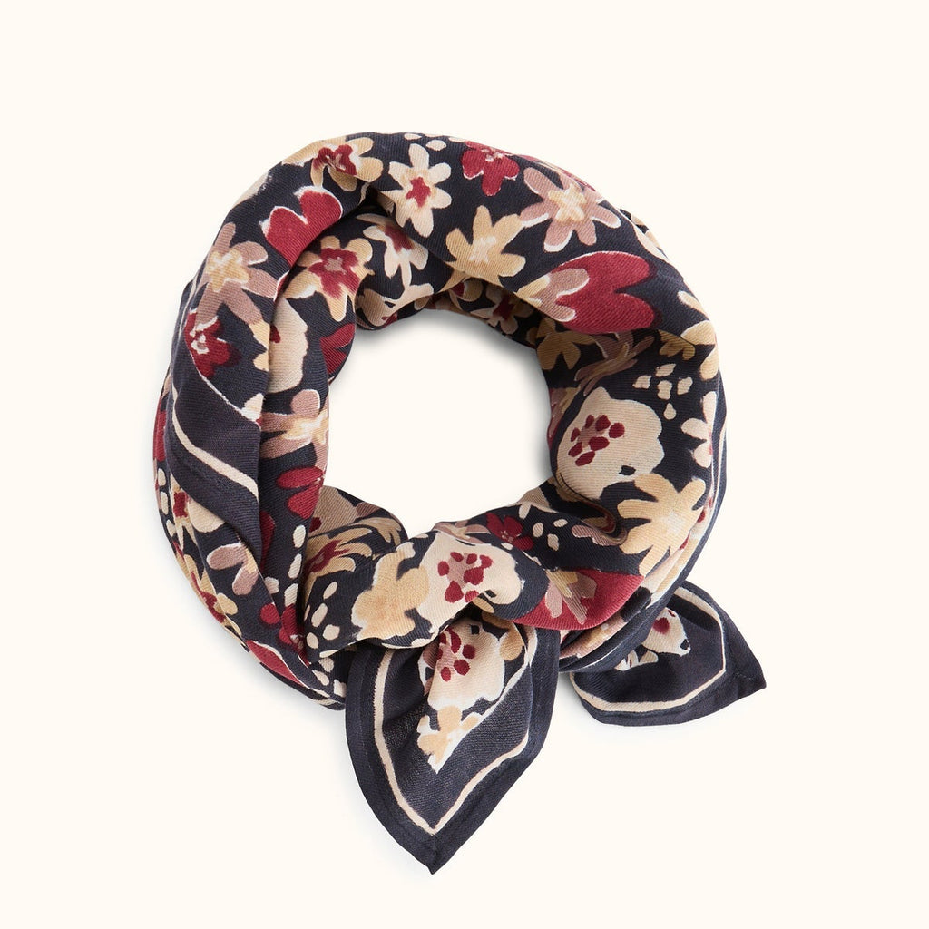 Latika - Polly - Coal - Grand Foulard Apaches