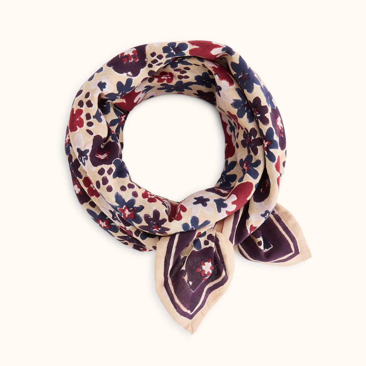 Grand Foulard Apaches Latika - Polly - Macadamia