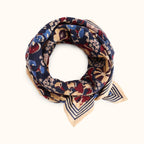 Grand Foulard Apaches Latika - Septembre - Indigo