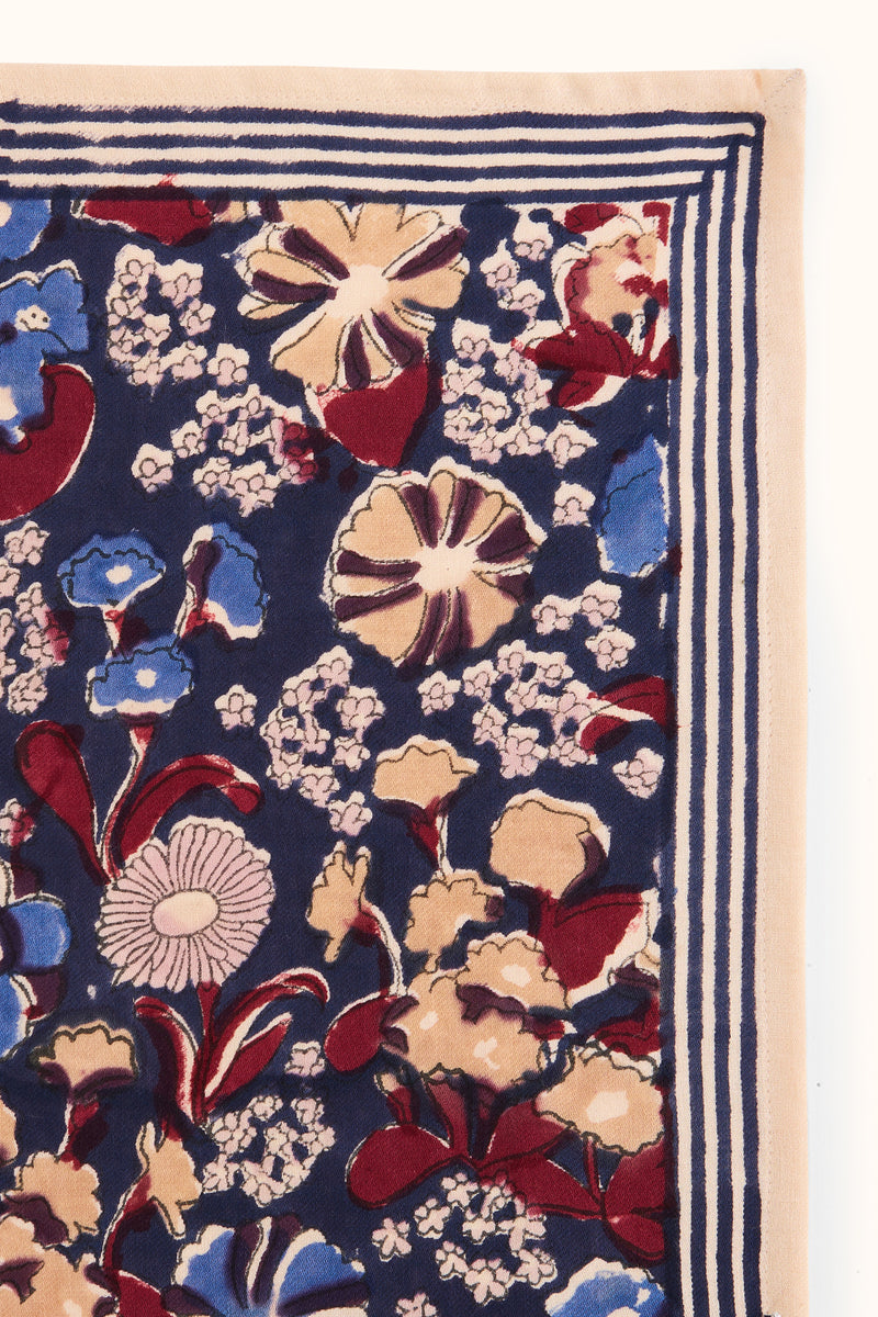 Grand Foulard Apaches Latika - Septembre - Indigo