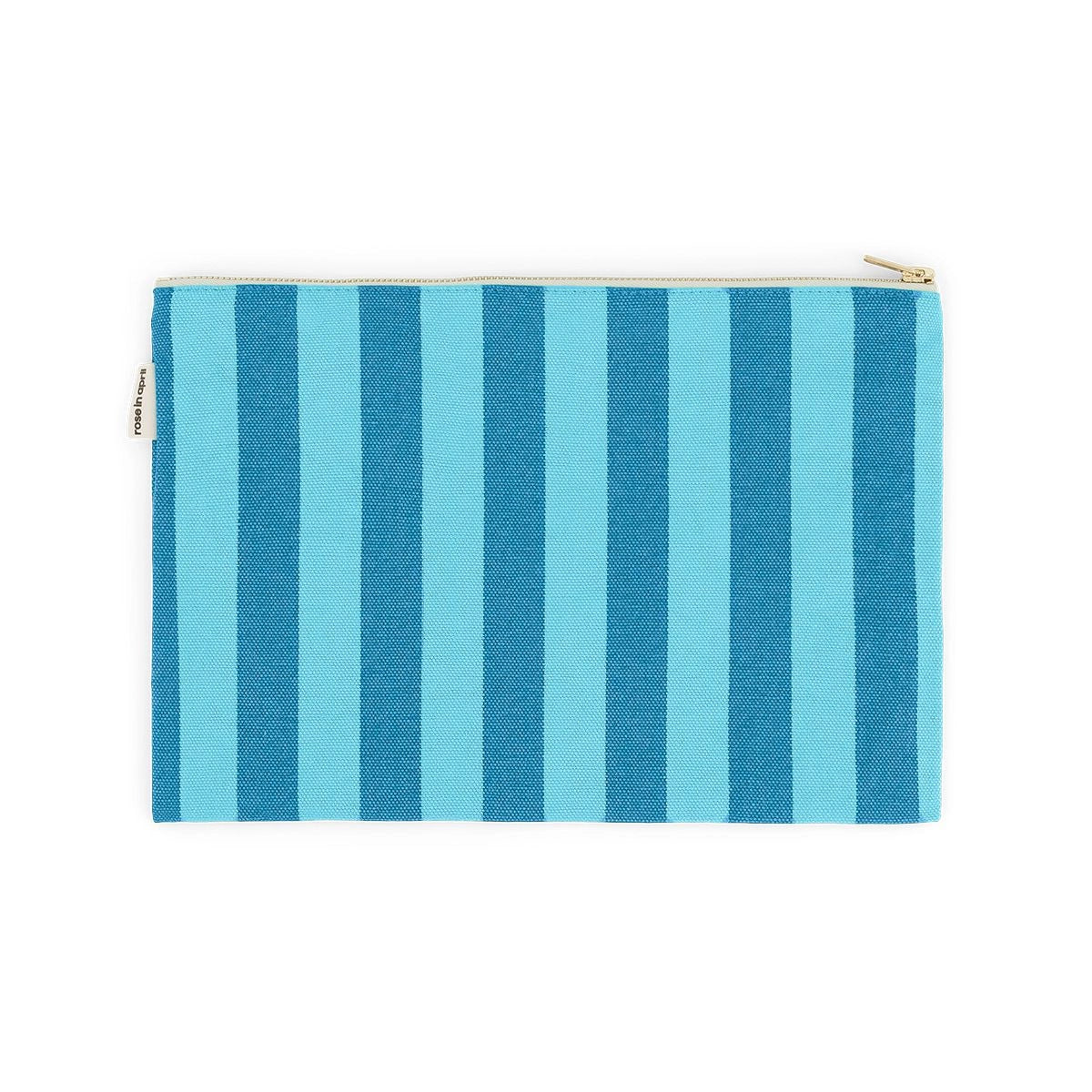 Lili - Grande Pochette  rayure Capri / Tahitian