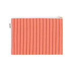 Lili - Grande Pochette Tennis Pecan / Corail