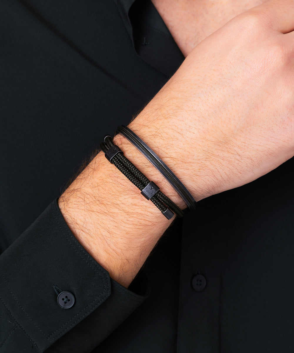 Bracelet Little Lewis DBL - Army | Vintage