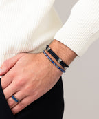 Bracelet Little Lewis DBL - Navy | Silver