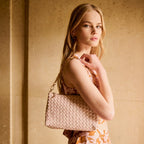 Sac petit tressé Serion Violette - Dragée