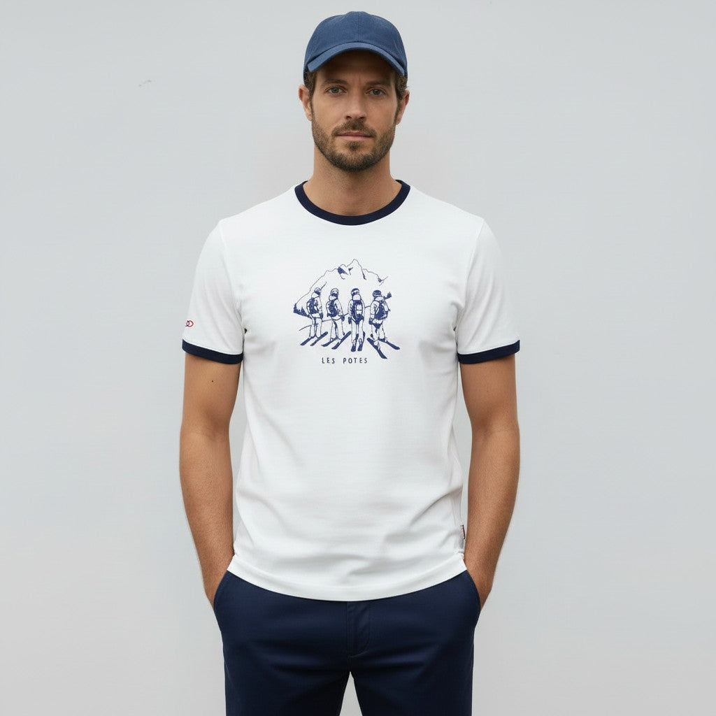 T-shirt les potes - Marshmallow