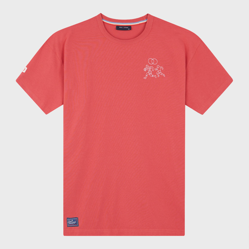 T-shirt Catch me if you - Marshmallow
