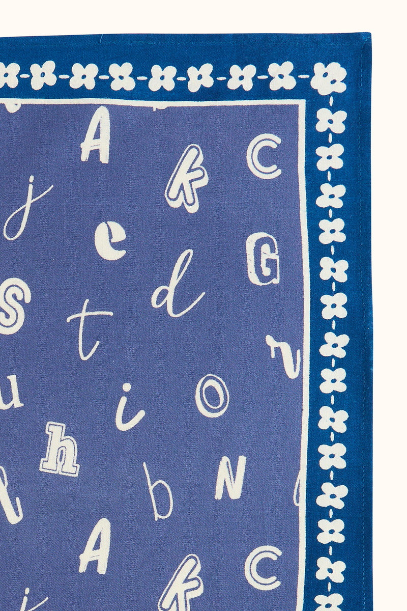 Petit Foulard Apaches Manika - ABCD - Indigo