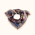Petit Foulard Apaches Manika - Septembre - Indigo
