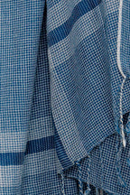 Maxence - Echarpe en laine bleu