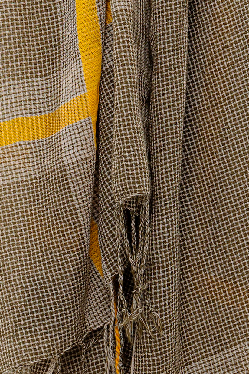 Maxence - Echarpe en laine olive