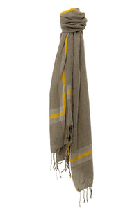 Maxence - Echarpe en laine olive