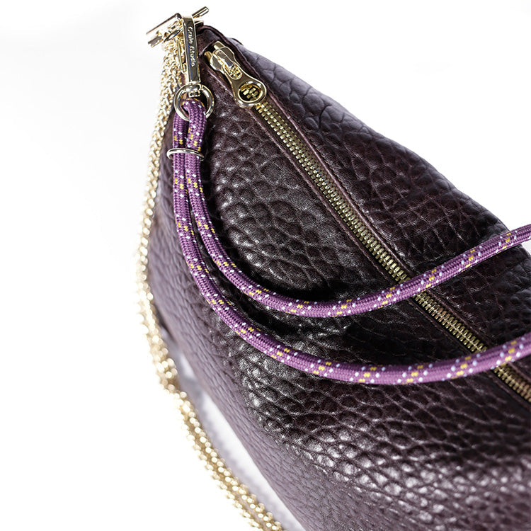 Mallow - Lamb leather - Bubble Pourpre