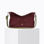 Mallow - Goat leather - Suede Burgundy
