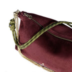 Mallow - Goat leather - Suede Burgundy