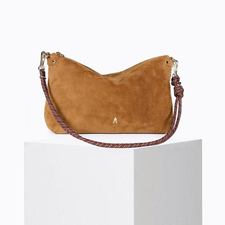 Mallow - Goat leather - Suede Cognac