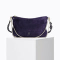Mallow - Goat leather - Suede Marine