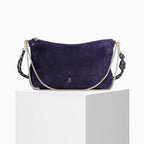 Mallow - Goat leather - Suede Marine