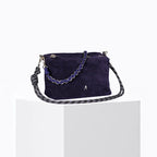 Mini Halo - Calf Leather - Suede Marine