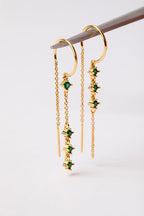 Green Rialto Or - Boucles d'oreilles