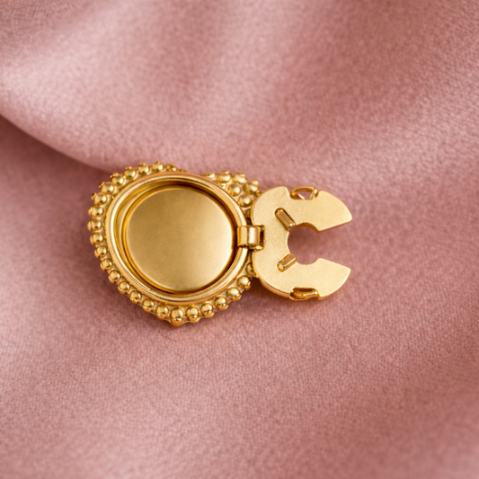 Iris Nina Or - Bijou 2 en 1 Bijou de bouton &/ou Pins