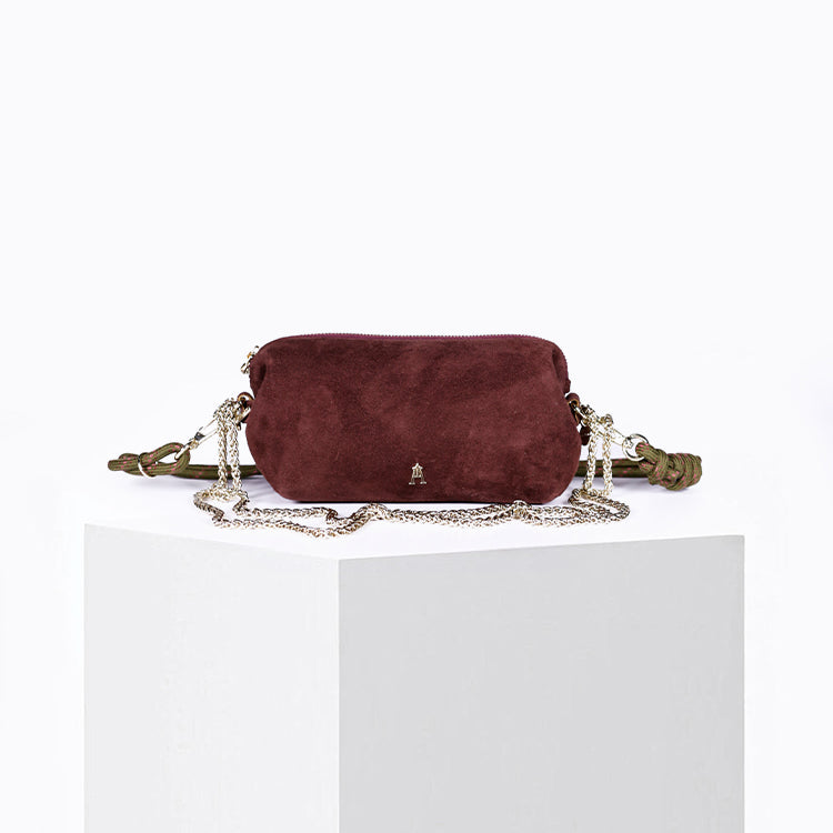 Nuage - Calf Leather - Suede Burgundy