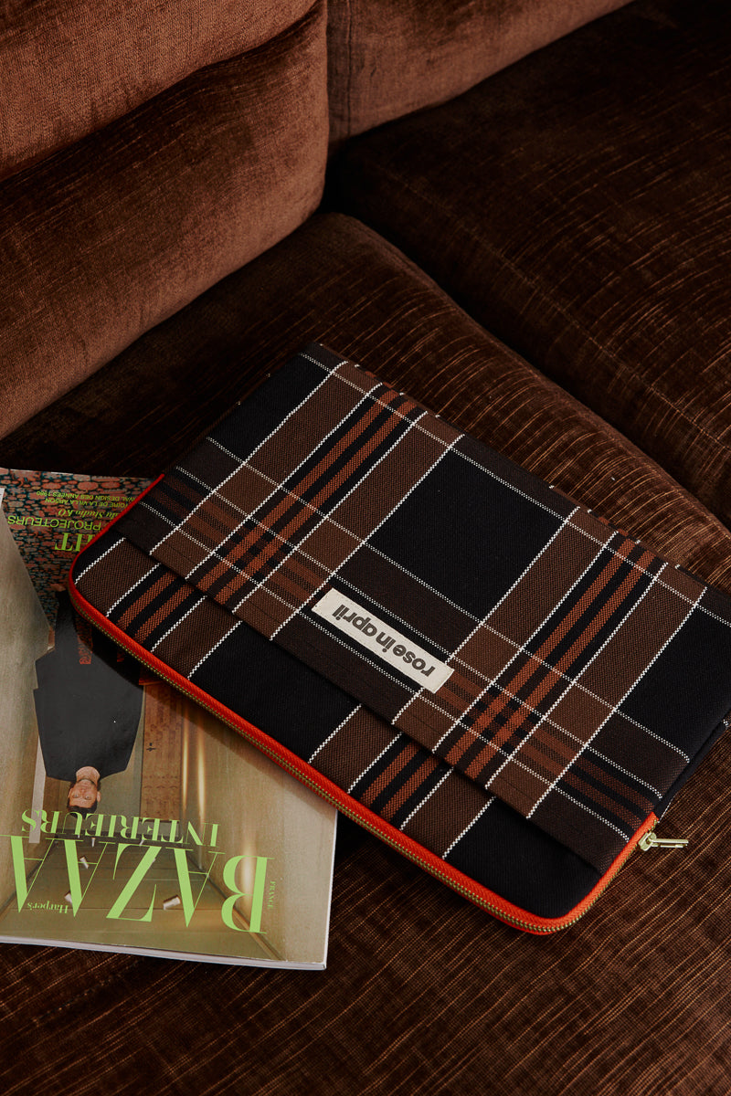 Housse Ordinateur "13&14" Octave - Black tartan