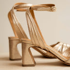 Ornelle - Champagne irisé / Cuir Lamé