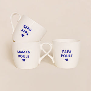 Mug coeur " Papa poule "