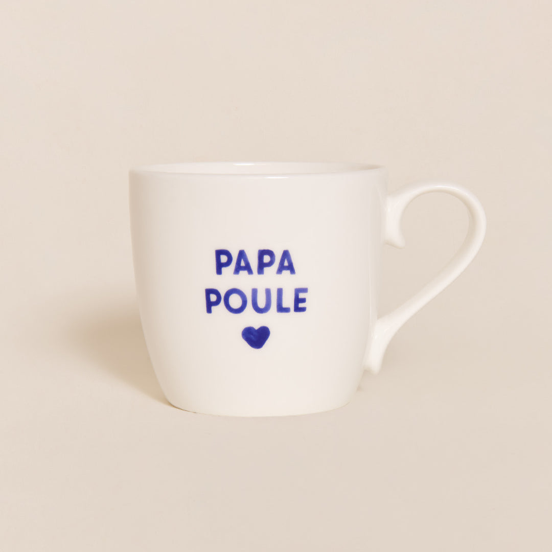Mug coeur " Papa poule "