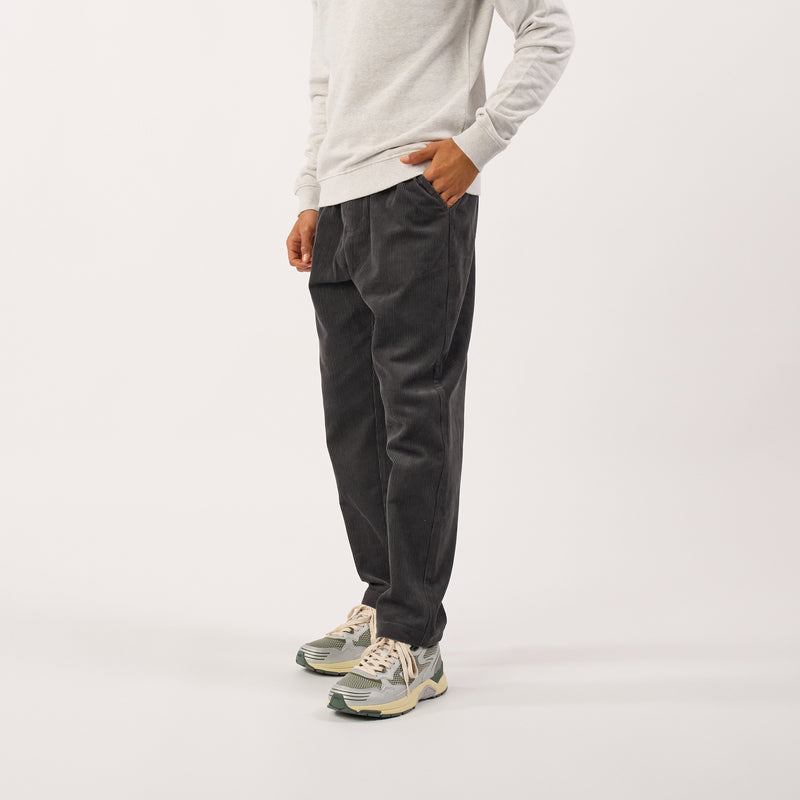 PV03 - Pantalon en velours Velours - Gris anthracite