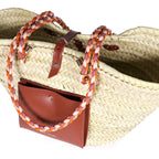 Panier Holiday - Canvas & CalfLeather - Terra