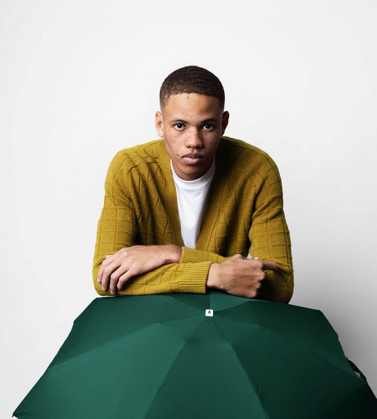Gustave - Mini parapluie vert – micro & solide