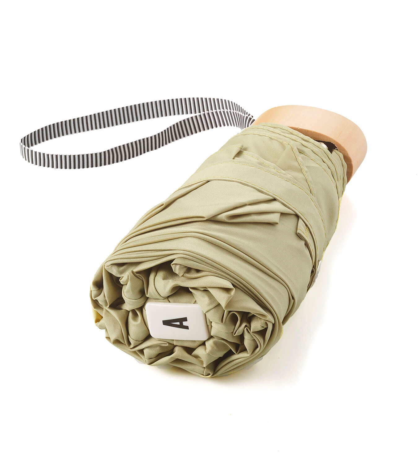 Elise - Mini parapluie vert olive – micro & solide