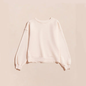 Sweat Cœur solaire femme avec coudières en coton bio