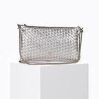 Sac Pilow tressé - Argent Or