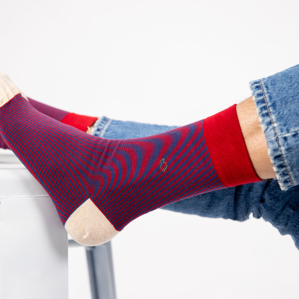 RA65 Chaussettes rayées - Urbaine - Homme