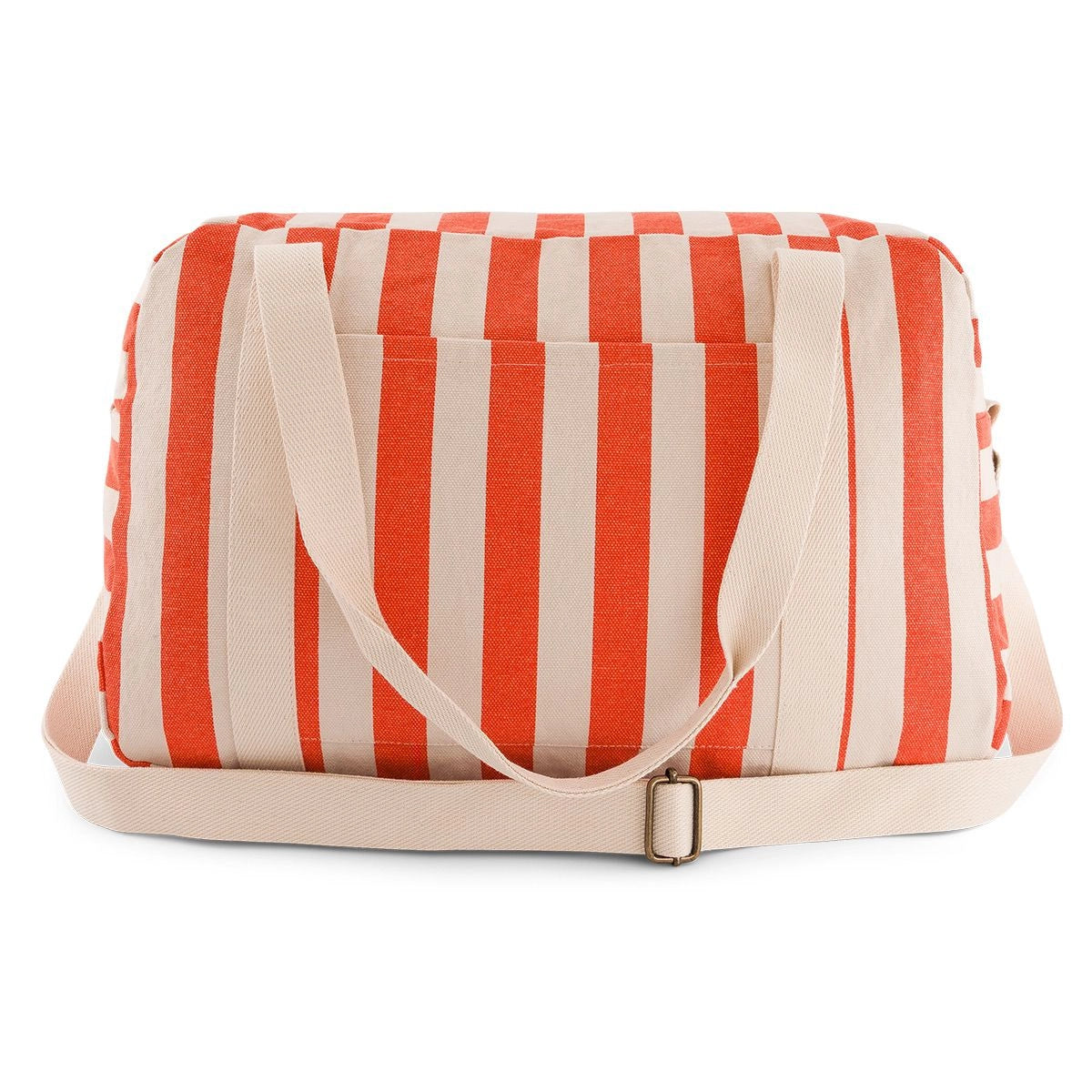Sac Week-end  Raphael - Rayures Greige Tomato