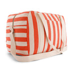 Sac Week-end  Raphael - Rayures Greige Tomato