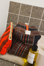 Trousse de Toilette - Vic - Black Tartan