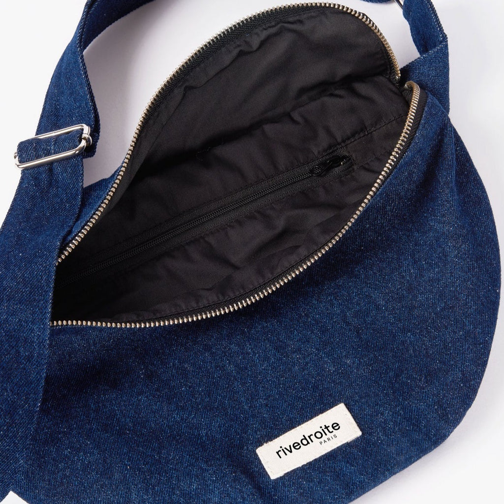 Custine XL - Denim Brut - Banane en coton