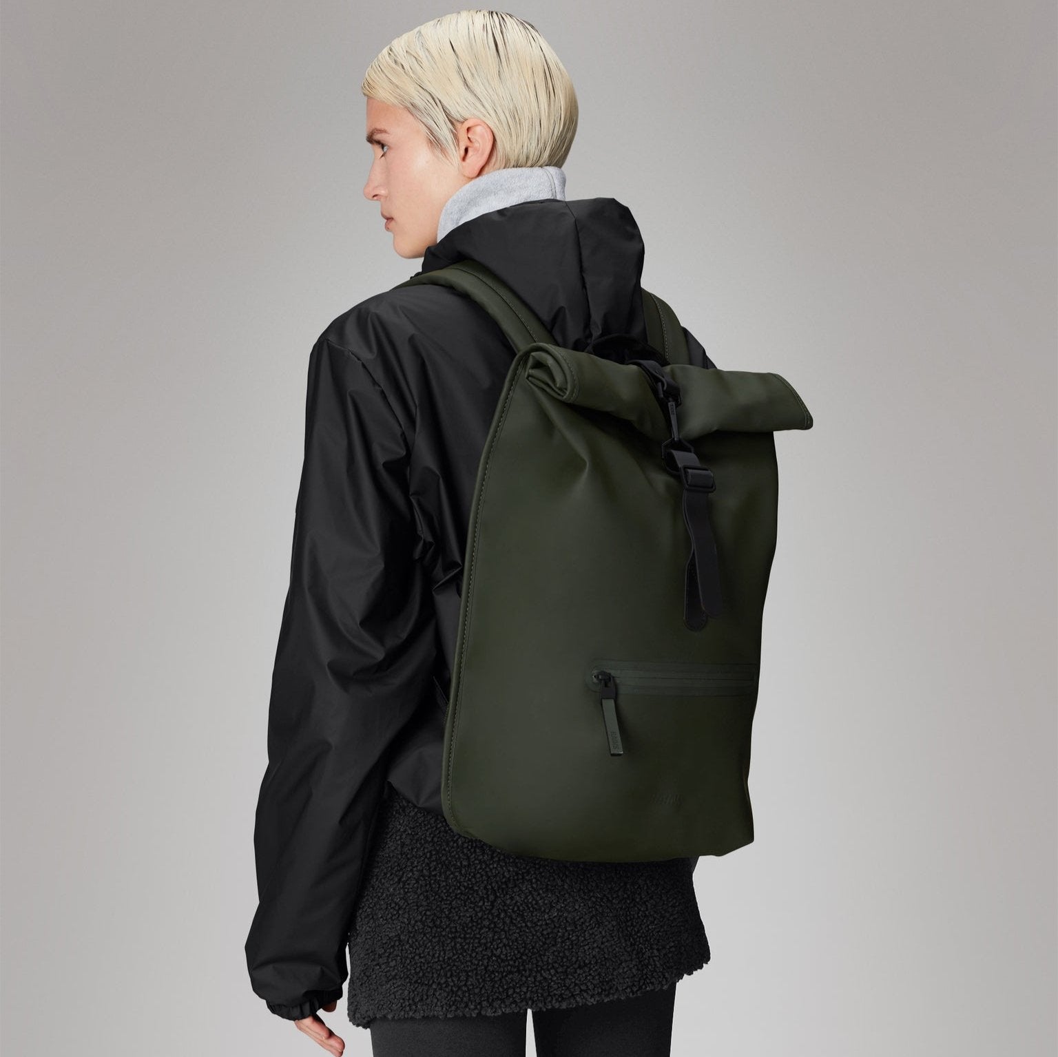 Rolltop Rucksack - Green