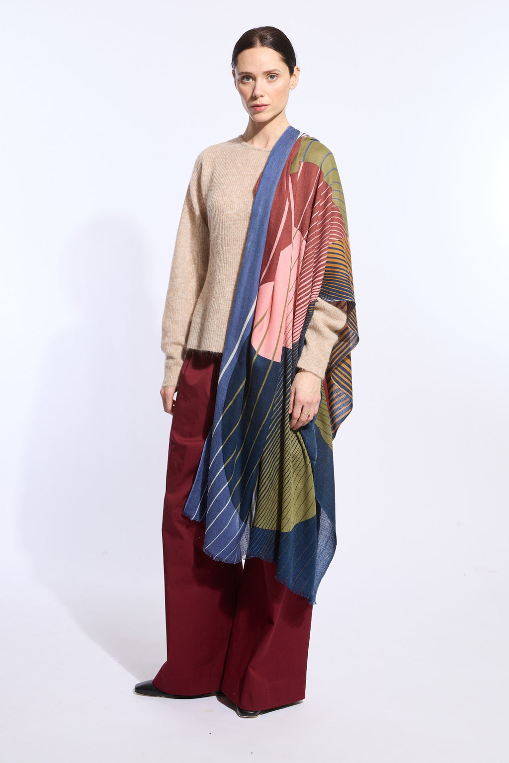 Foulard Astre Rose