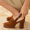 Savannah - Camel Cuir Suédé