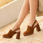 Savannah - Camel Cuir Suédé