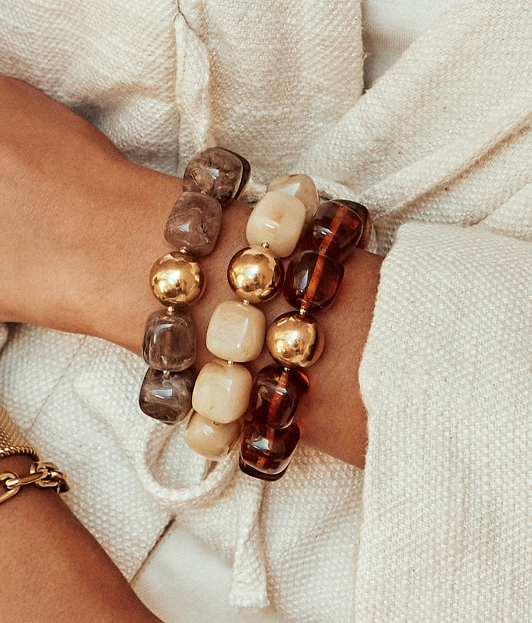 Oedipe - Bracelet en résine plusieurs coloris